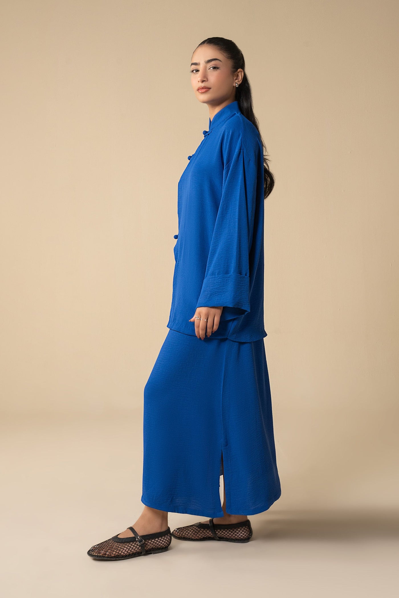 2 Pc Dyed Georgette Suit