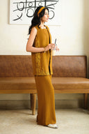 2 Pc Embroidered Georgette Suit