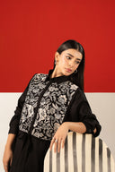 2 Pc Embroidered Linen Suit