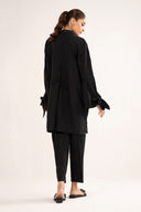 2 Pc Embroidered Crepe Suit