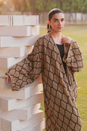 Dyed Crochet Shrug