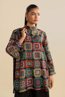3 Pc Printed Georgette Suit