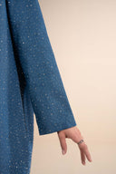 Embellished Denim Blazer