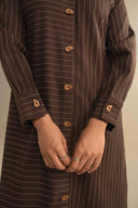 2 Pc Dyed Pinstripe Suit