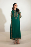 Embroidered Raw Silk Shirt | MB-F23-410