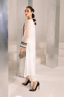 2 Pc Embroidered Raw Silk Suit | MB-F23-411