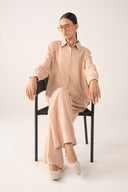 Striped Button-Down Set