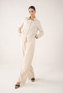 Striped Button-Down Set