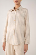 Striped Button-Down Set