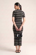 Yarn Dyed Knitted Dress
