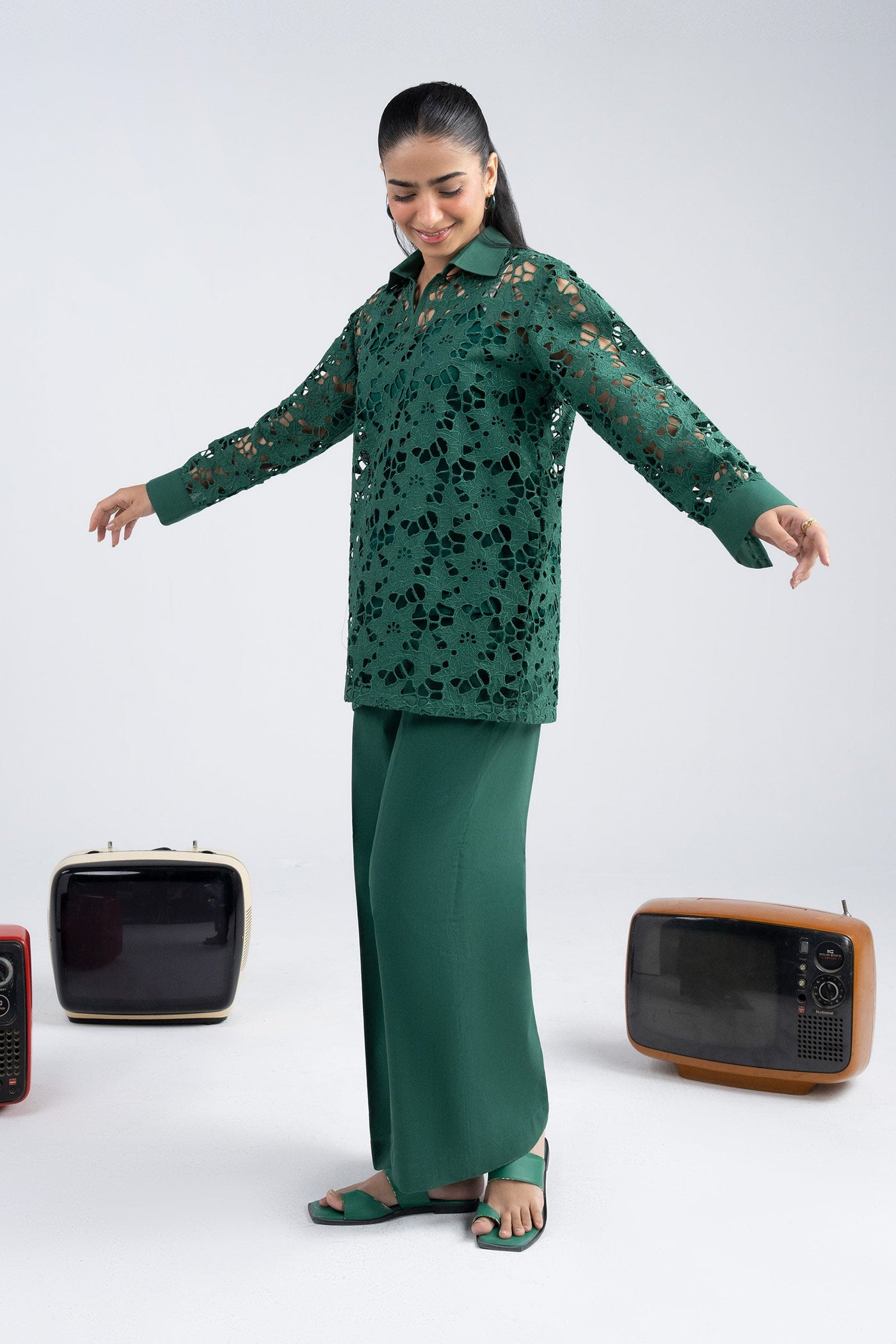 Schiffli Co-Ord Set