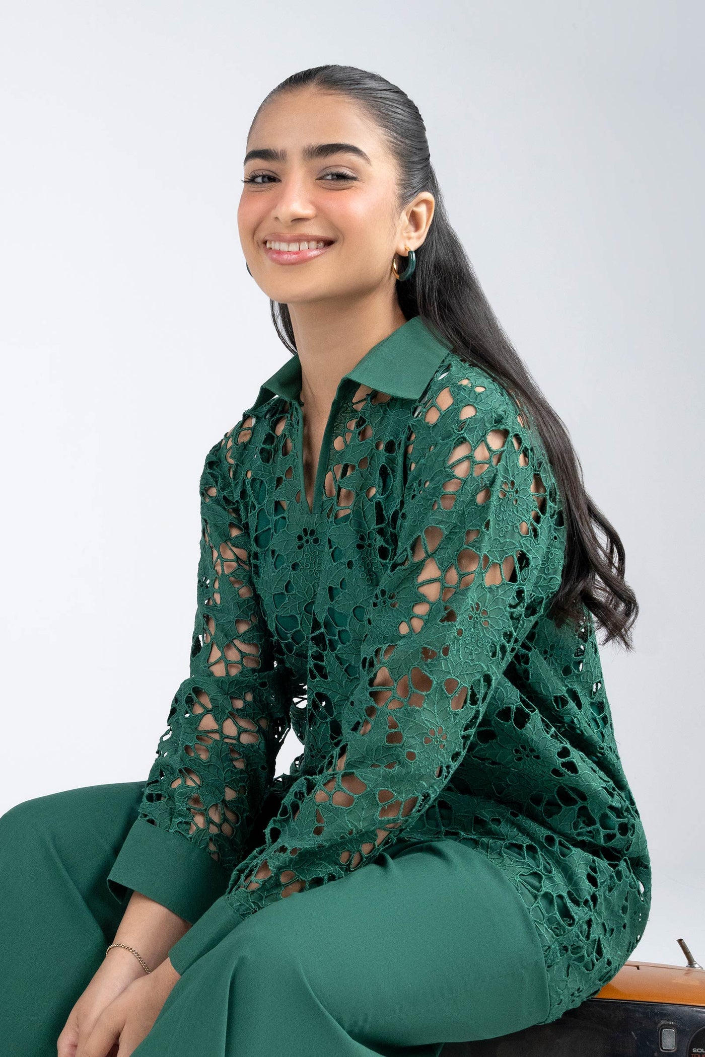 Schiffli Co-Ord Set