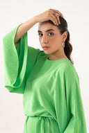 Batwing-Sleeve Dress