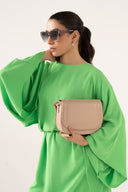 Batwing-Sleeve Dress