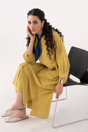 V-Neck Midi Dress