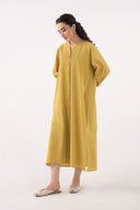 V-Neck Midi Dress