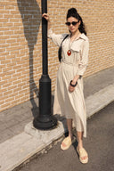 Striped Shirt Dress
