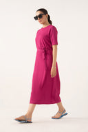 Belted Midi Dress