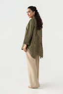 Lace-Back Shirt