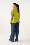 Batwing Buttoned Shirt