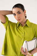 Batwing Buttoned Shirt