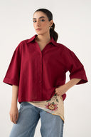 Casual Button-Down Top