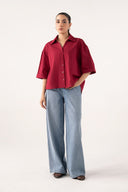 Casual Button-Down Top