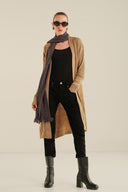 Textured Knitted Scarf