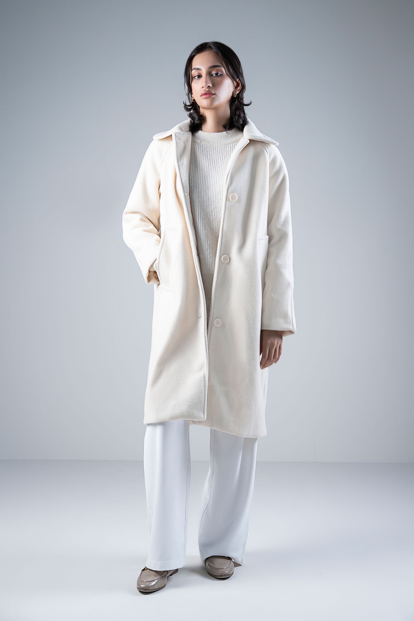 Basic Wool Coat – m/basics by Maria.B. (PK)