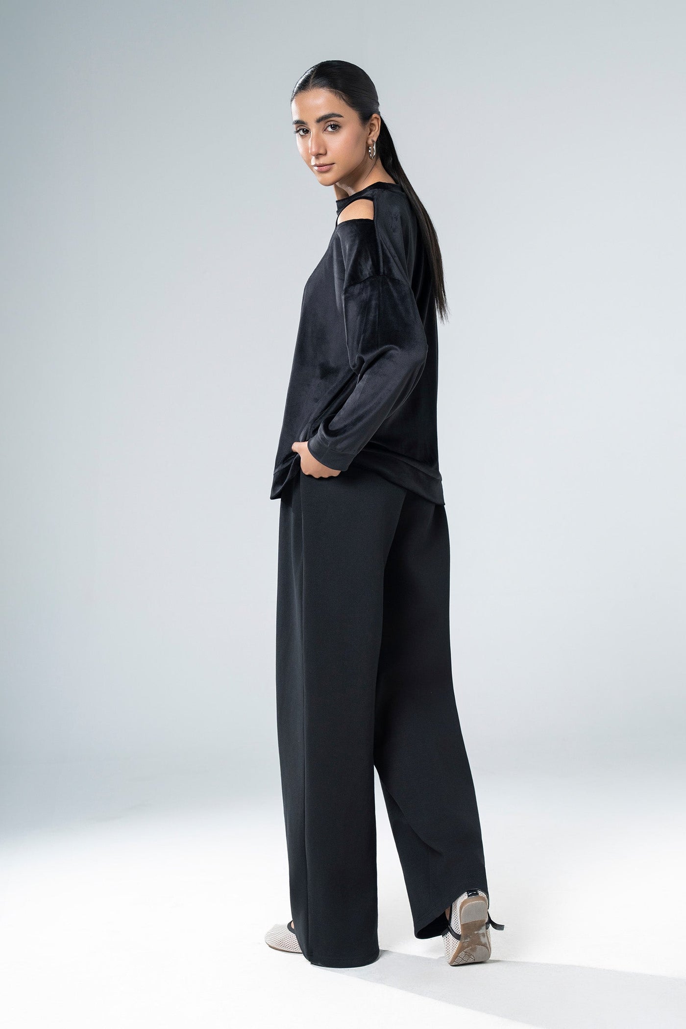 Relaxed Halter Neck Co-ord Set