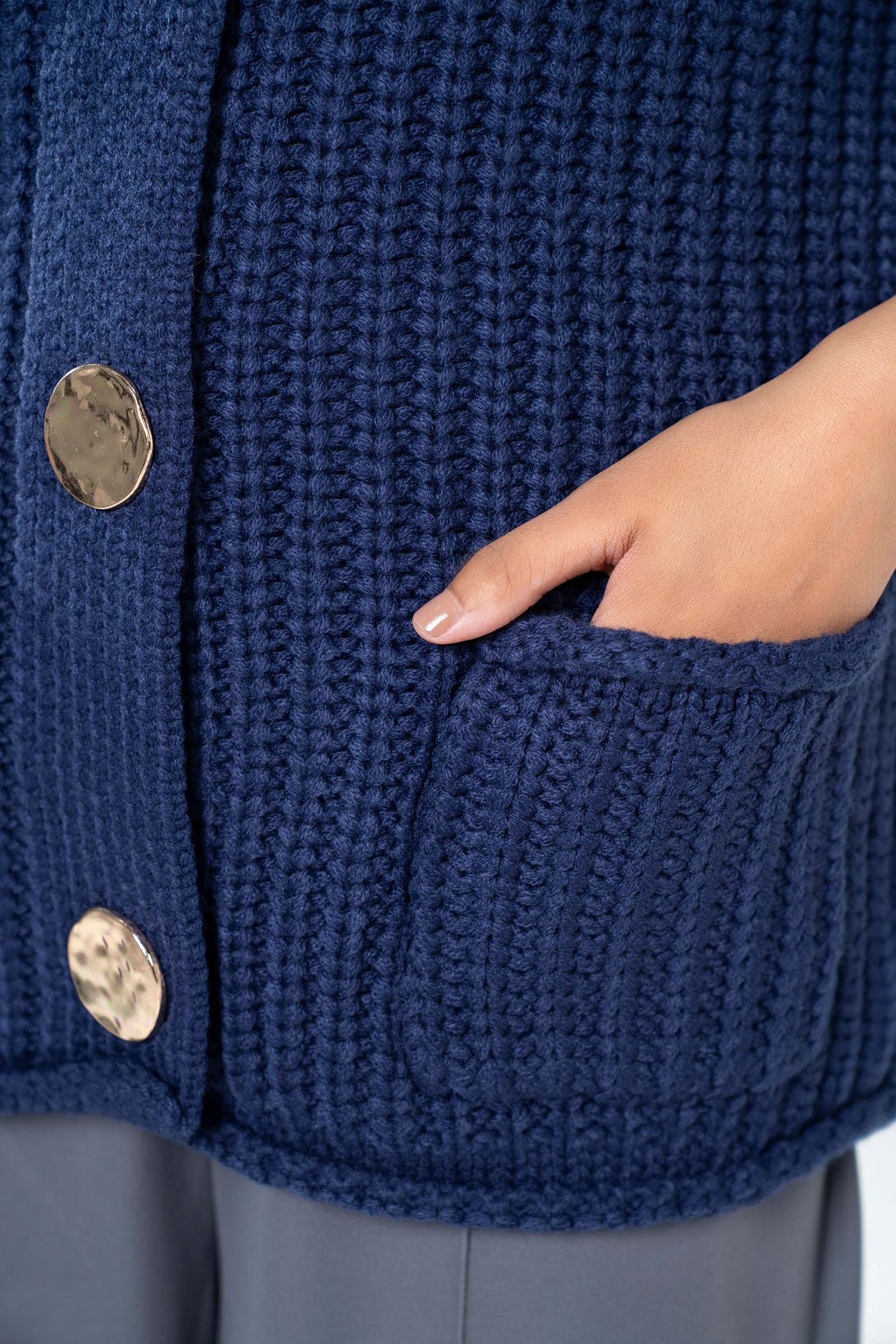 Knitted Button Cardigan