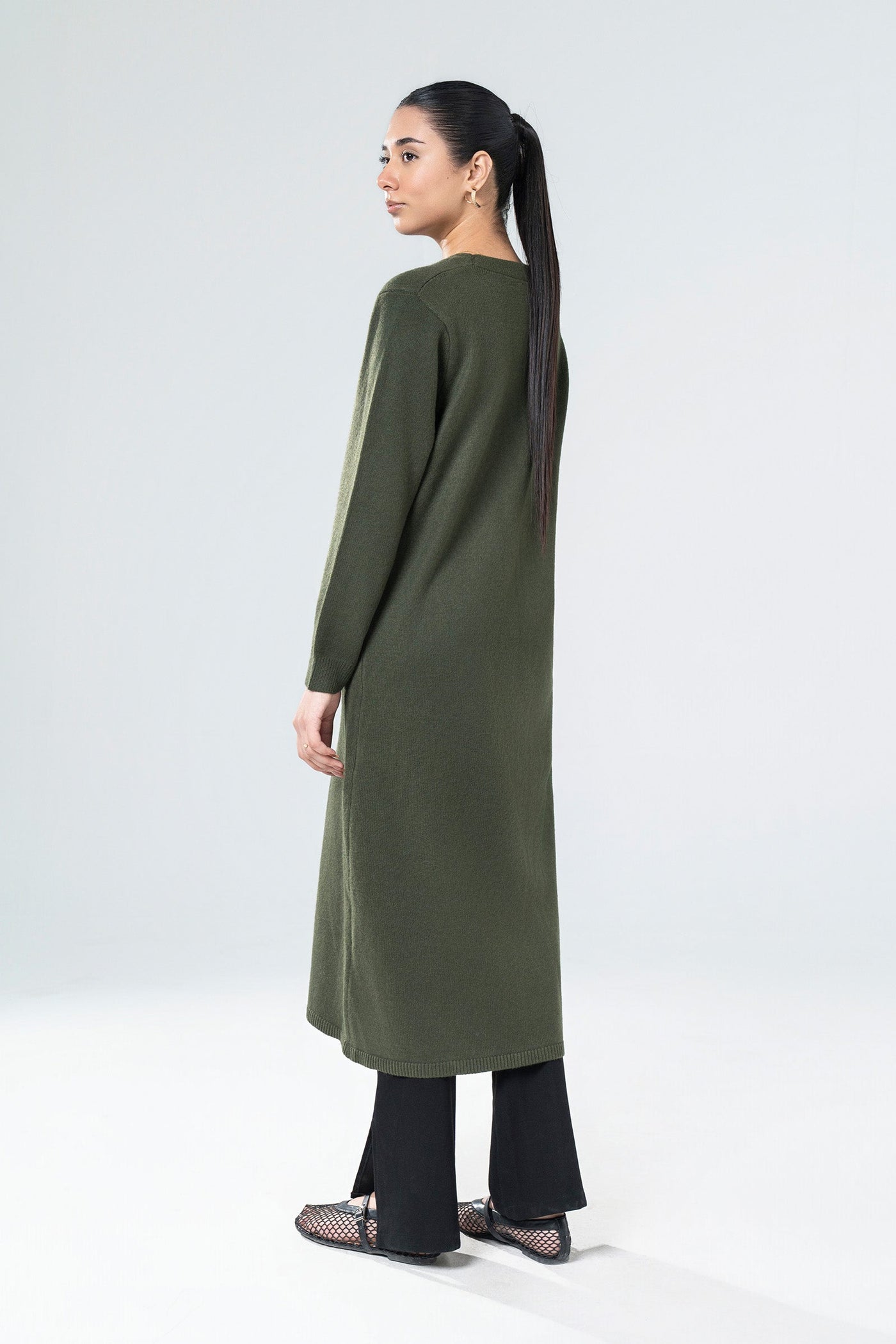 Oversized Button-Down Cardigan