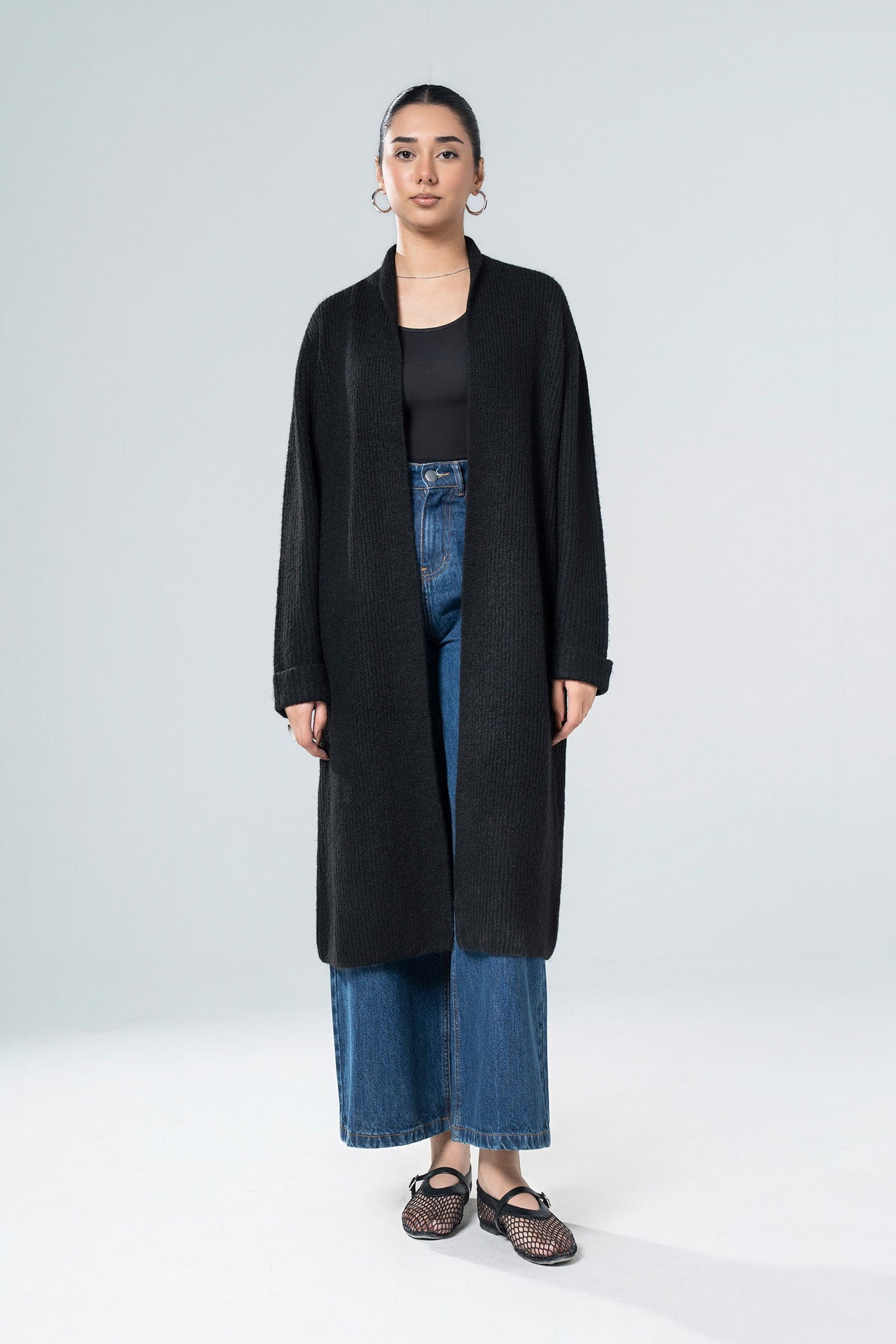 Relaxed Long Cardigan