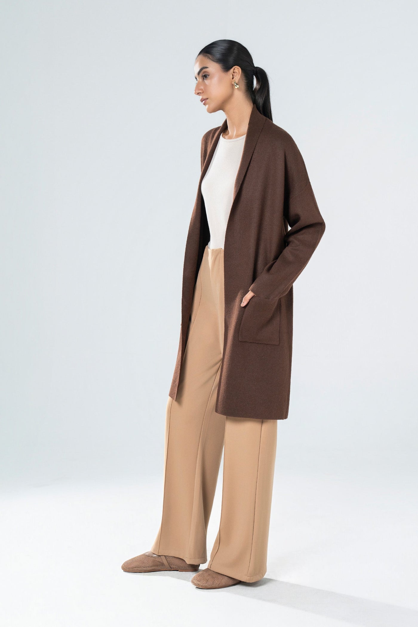 Knitted Shawl Cardigan