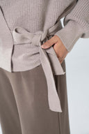 Knit Wrap-Around Sweater