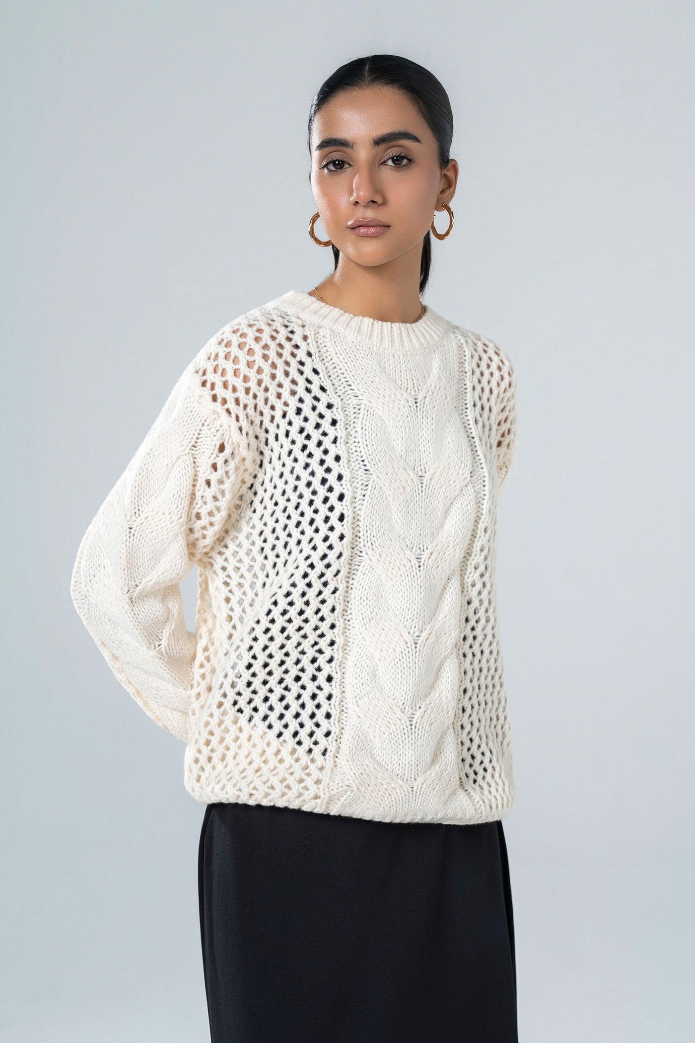 Everyday Cable-Knit Sweater