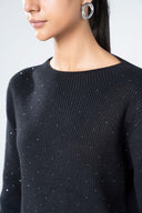 Embellished Knit Sweater