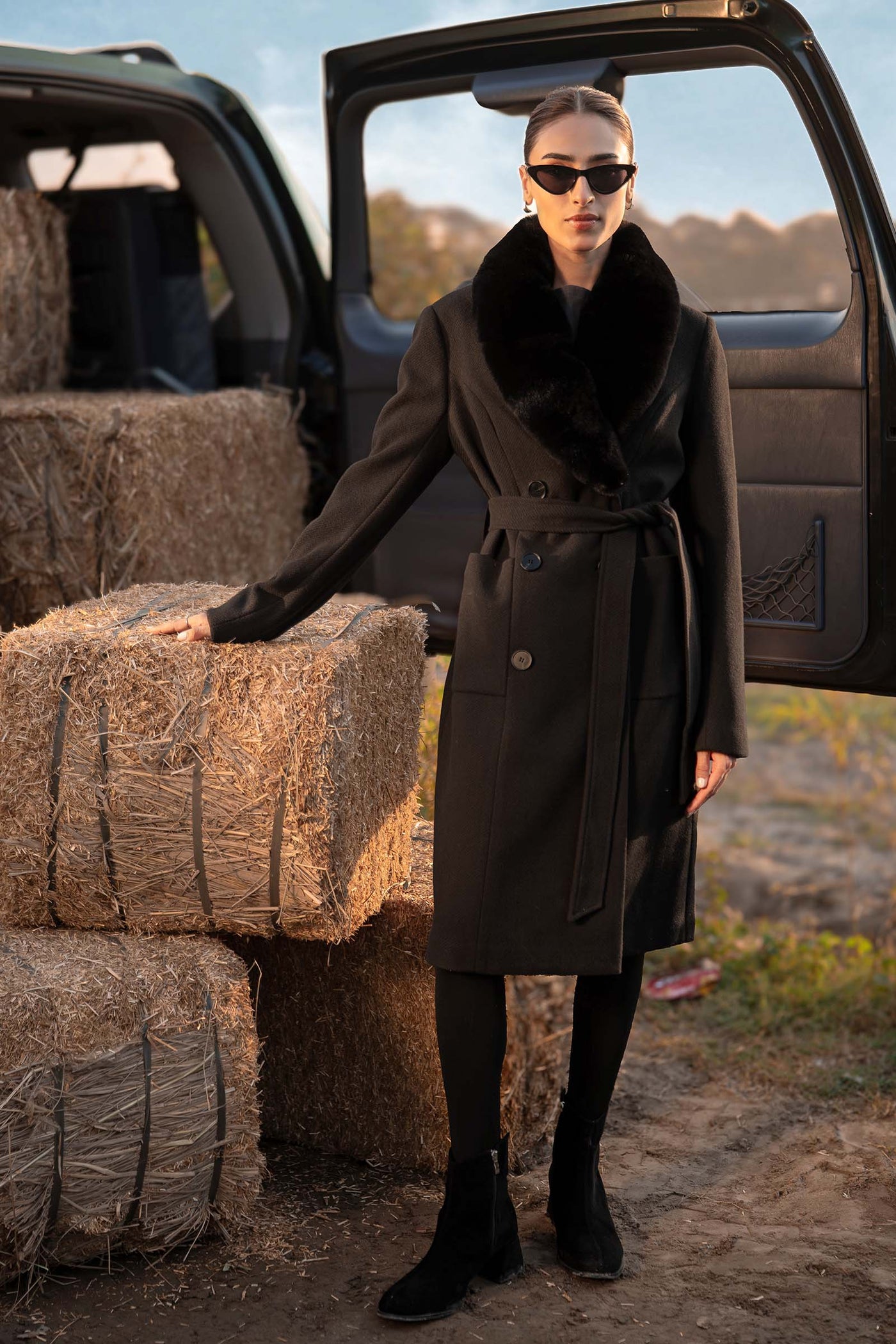 Belted Wool Coat