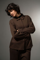 Textured Button-Down Set