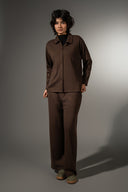 Textured Button-Down Set