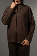 Textured Button-Down Set