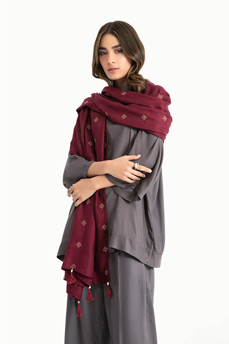 Scarf Maroon MB-W22-301