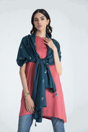 Scarf Teal blue MB-W22-313