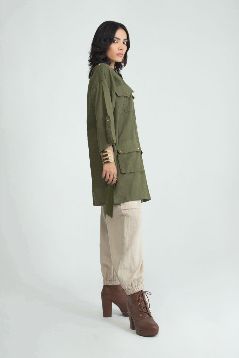 Shirt Green MB-W22-118